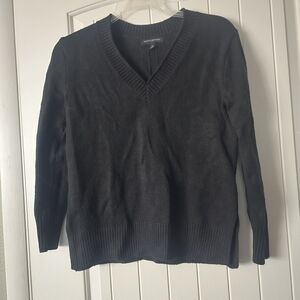 Banana Republic Black V-Neck Sweater